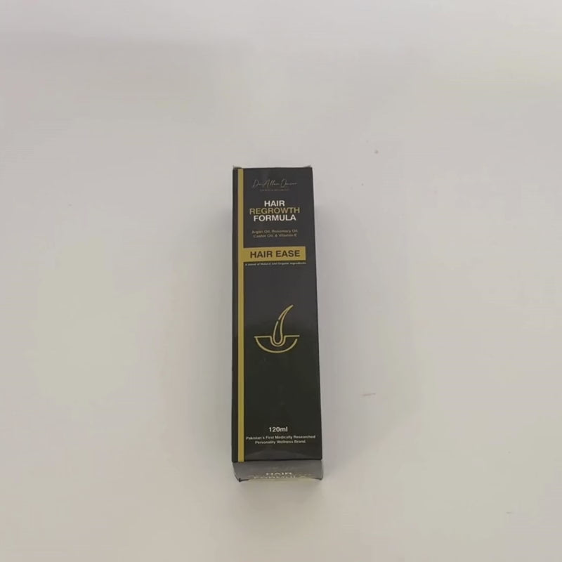 Ease – Natural Hair Regrowth & Nourishment Oil | Strengthens Roots & Reduces Hair Fall (120ml)