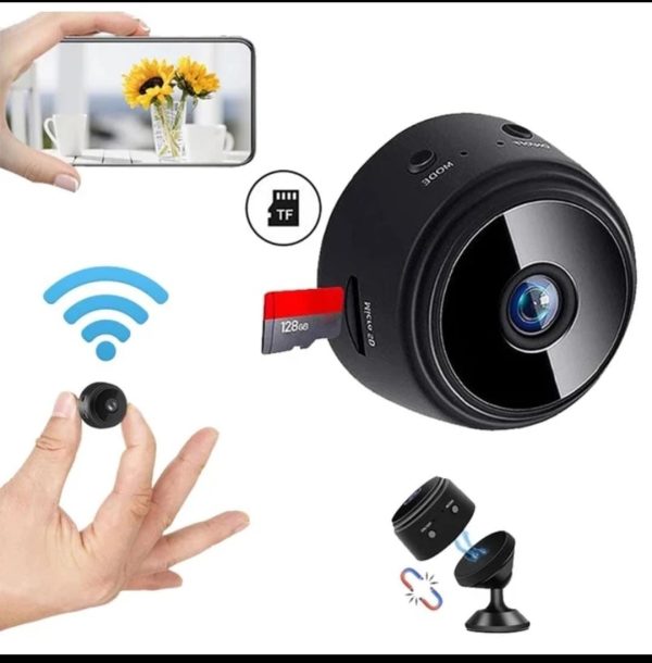 SPY A9 1080P to 4k HD Magnetic WiFi Mini Camera | Wireless Security Camera with Night Vision & HDSF App Support